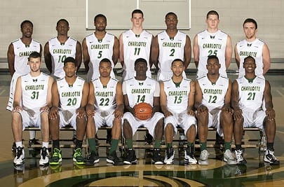 Charlotte 49ers men's sales basketball roster