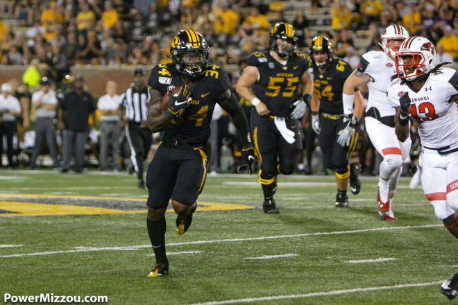 Rountree scored Missouri's first touchdown and went over 100 yards on the night