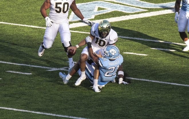 UNC's defense didn't grade out well in tbeating Wake Forest, but it was outstanding duirng the game's decisive stretch.