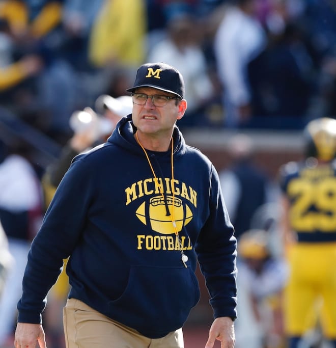 Jim harbaugh store michigan sweatshirt