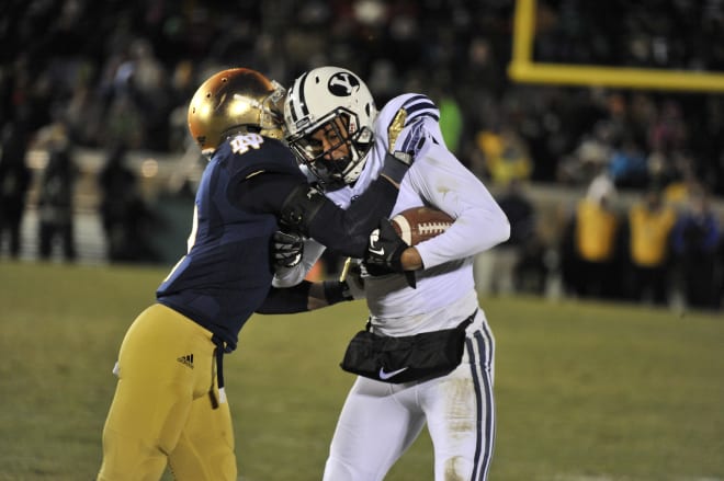 Notre Dame and BYU last played in 2013.