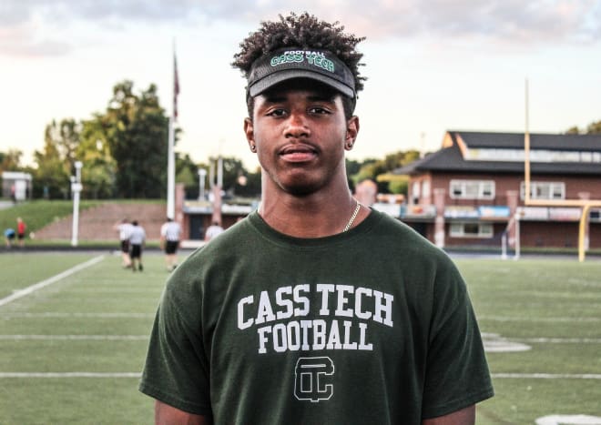 Donovan Peoples-Jones puts two Michigan schools, two Florida schools, and Ohio State in his top group.