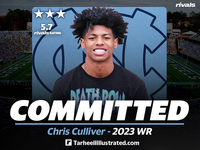 3-Star 2023 WR Chris Culliver Commits To UNC - TarHeelIllustrated