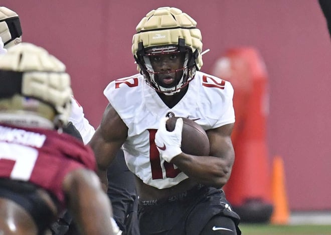 FSU running back Trey Benson scored 50 points by himself in a high school football game.