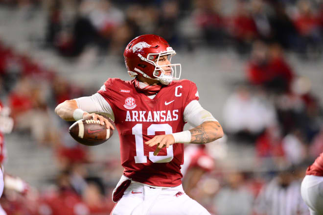 Feleipe Franks has provided stability at quarterback for Arkansas.