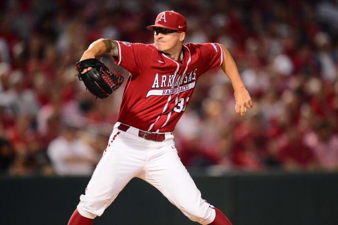 Patrick Wicklander will start Friday's opening game of the Fayetteville Super Regional.