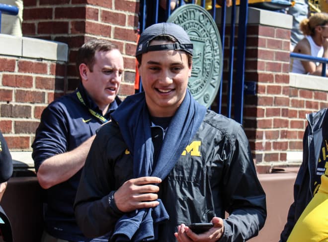 Oliver Martin is a year older and ready to prove he belongs in U-M's receiving corps.