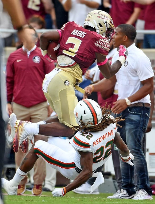 Redwine is one of four Canes that started vs. FSU that will be missing in this weekend's game