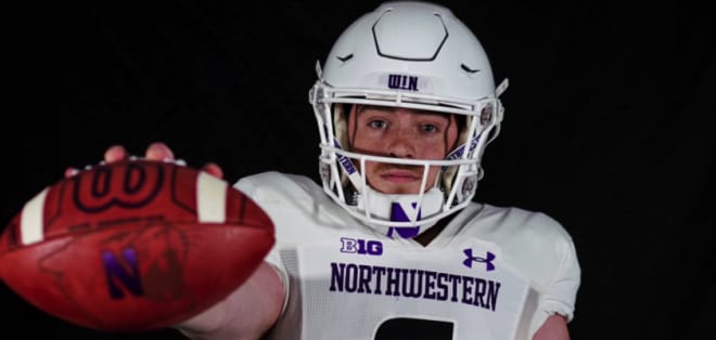 Frank Covey IV plays QB at Prospect but will convert to wide receiver at Northwestern.