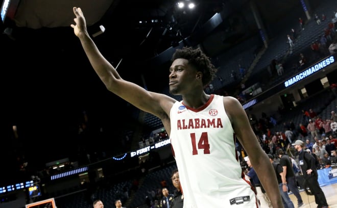 Alabama basketball forward Charles Bediako. Photo | Gary Cosby Jr. / USA TODAY NETWORK