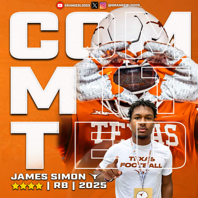 James Simon committed to Texas moments ago. 