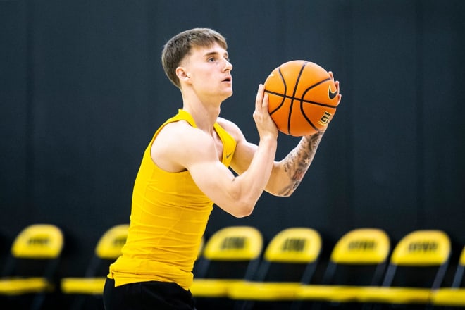 Brock Harding is part of Iowa's 2023 freshman class. 