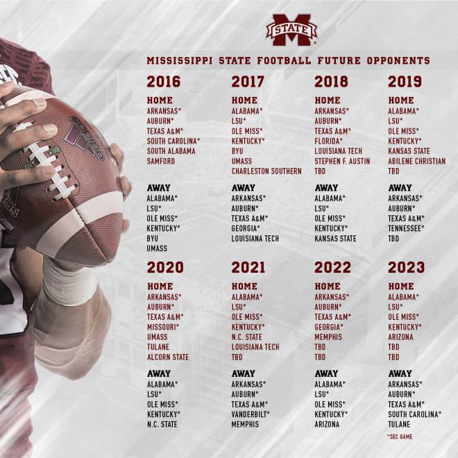 Mississippi state outlet football schedule