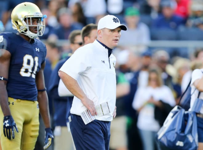 Notre Dame offensive coordinator Chip Long is expected to lead a potent Irish attack in 2019.