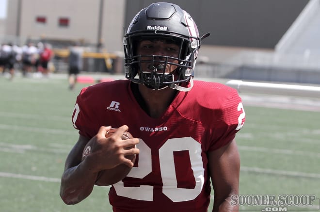Oklahoma running back Isaiah Jacobs looks to follow in his brothers footsteps. 
