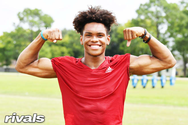 Thaddaeus Johnson, one of Beaumont West Brook's key offensive players, took his first official visit to SMU over the weekend.