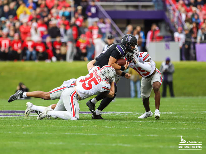 Ohio State claimed a sloppy win at Northwestern on Saturday. (Birm/DTE)
