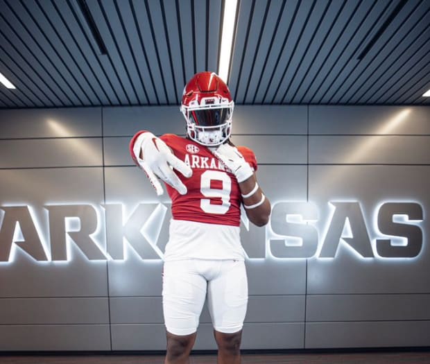 Three-star defensive end Alex Foster took an unofficial visit to Arkansas on Tuesday.