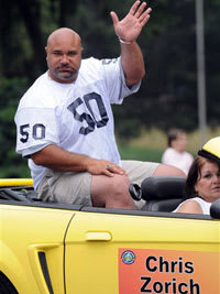 Chris Zorich Unsigned Custom Notre Dame Jersey