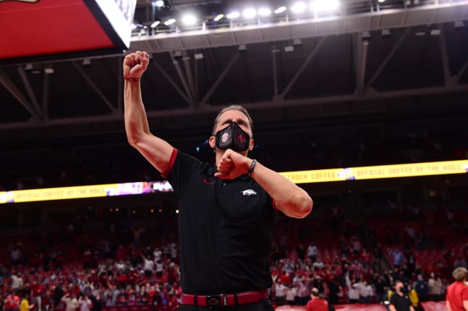 Razorbacks up the commitment to second-year head coach Eric Musselman.
