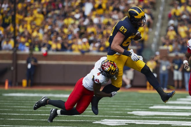 Redshirt junior tight end Zach Gentry had a career game against Maryland. 