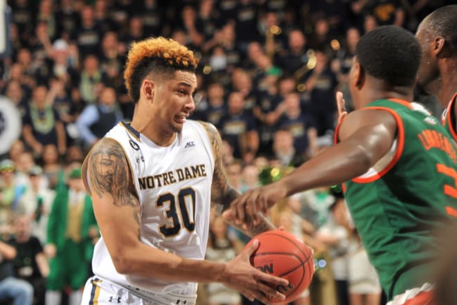 Zach Auguste is one of two seniors who will be honored pregame on Saturday.