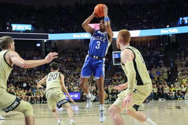 Duke's Jeremy Roach takes a shot against Wake Forest on Saturday. 