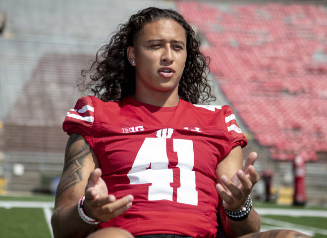 Wisconsin safety Titus Toler is back with the team after missing the 2021 season due to injury. 