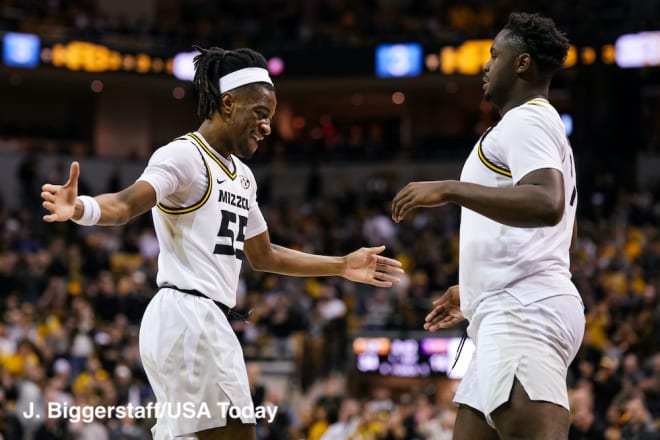 Missouri had five players with at least three assists against LSU, led by Sean East with six