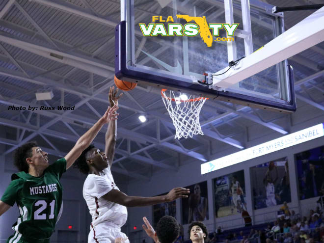 Five-star center James Wiseman goes up for two of his 20 points against Lakewood Ranch