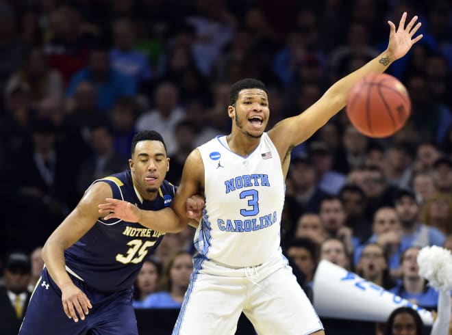 Kennedy Meeks was one of a handful of frontcourt players to lead the Tar Heels on Sunday.
