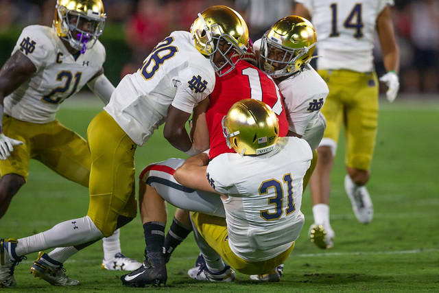 Notre Dame Football Defense Turnovers