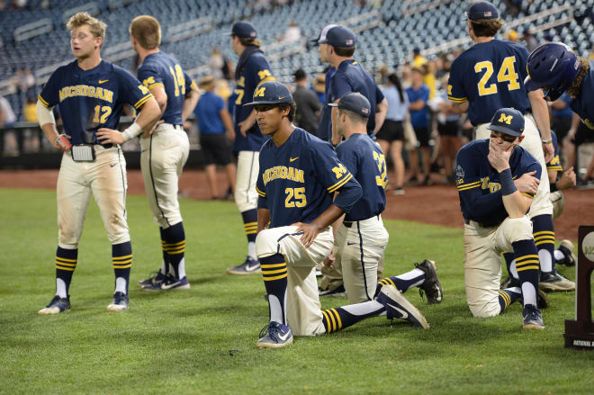 College World Series: Michigan beats No. 2 Vanderbilt in Game 1