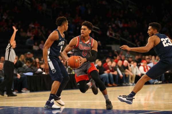 Sophomore guard Malik Ellison (0) recorded a career-high 22 points