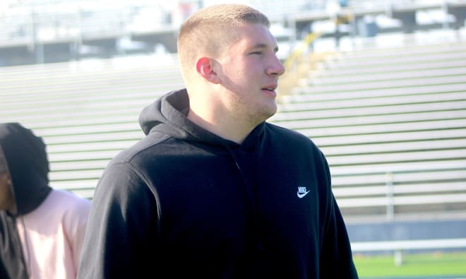 Four-star offensive lineman Tristan Bounds is committed to Michigan Wolverines, Jim Harbaugh.