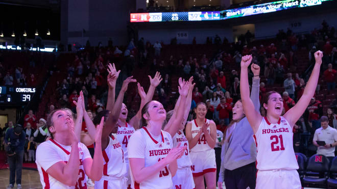 Nebraska beat Wyoming to earn the program's 500th victory at home Sunday afternoon at PBA.  