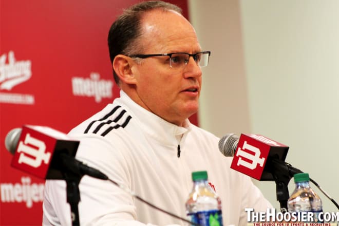 Tom Allen and the Hoosiers aim to pull off an upset at Michigan this Saturday.
