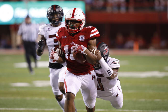 Tre Bryant's 31 carries were the most by a Husker under head coach Mike Riley.