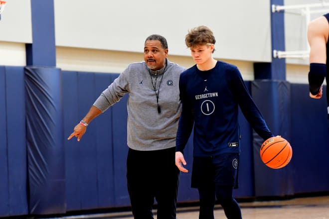 Ed Cooley has been coachjing Rowan Brumbaguh hard.  