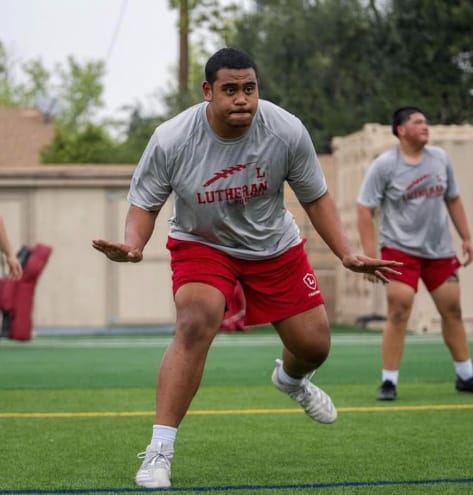 Notre Dame offered 2026 offensive lineman Samuelu Utu from Orange (Calif.) Lutheran Wednesday. He's followed the Irish throughout the years and is excited to potentially visit Notre Dame this summer.  