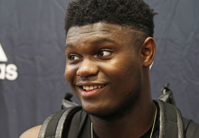 Spartanburg five-star forward Zion Williamson, the nation's No. 2-rated prospect overall regardless of position.