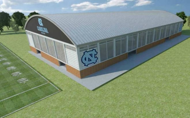 UNC's staff is making the program's soon-to-be-opened new practice facility a big deal to its recruiting targets.
