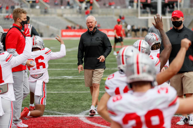 Kerry Coombs is still the Buckeyes' DC, but no longer their secondary coach this season.