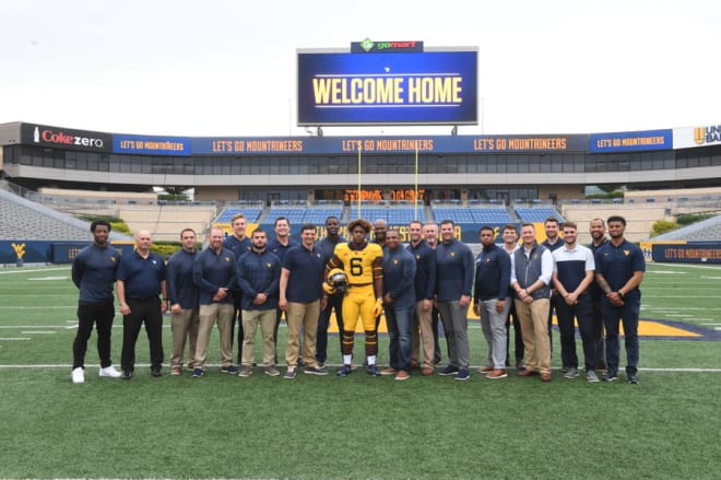 Williams took his official visit to see the West Virginia Mountaineers football program over the weekend.