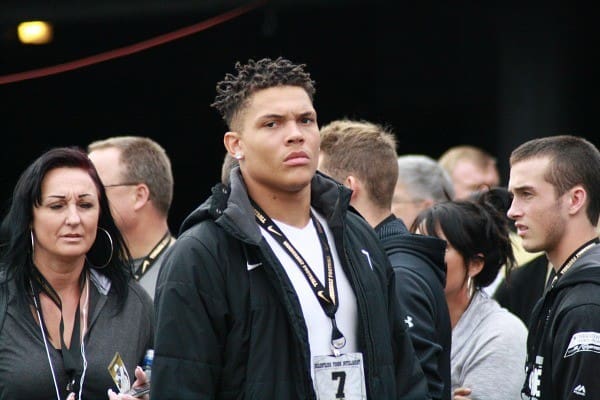 Moore during his official visit to Vanderbilt