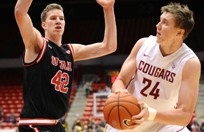 Josh Hawkinson and Washington State face Utah for the second time this season on Sunday. 