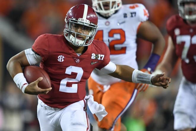 Winning the Heisman Trophy might not be that much of a reach for Alabama quarterback Jalen Hurts this season. | Photo USA Today