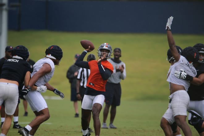 Redshirt freshman Ira Armstead is one of three QBs competing this summer for UVa's backup spot.