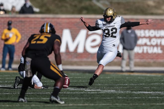 Sarah Fuller became the first woman to play in a Power Five football game when she kicked off for Vanderbilt.