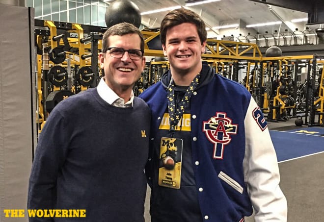 Four-star offensive tackle John Young checked out Ann Arbor for the first time on Saturday and had a great time.